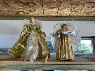 2 TREE TOPPER ANGELS