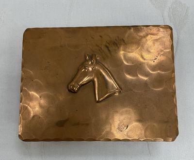 Vintage Copper Cigarette Holder? Trinket Box?