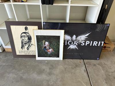 NATIVE AMERICAN THEMED ART