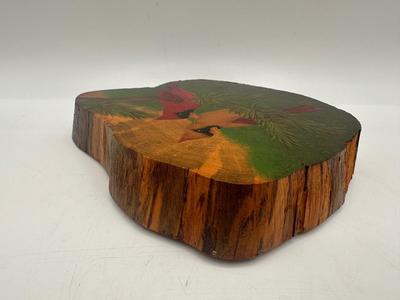Painted Birds on Wood by Dawn Barnhart Peffer