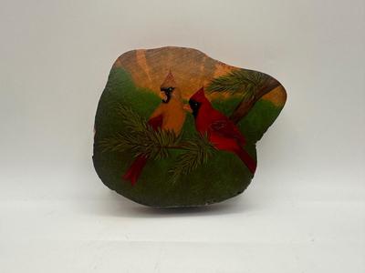 Painted Birds on Wood by Dawn Barnhart Peffer