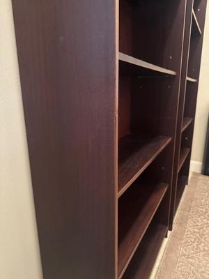 Two Wooden Bookshelves (2)
