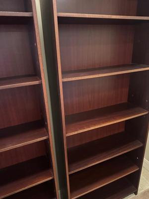 Two Wooden Bookshelves (2)