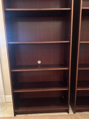 Two Wooden Bookshelves (2)