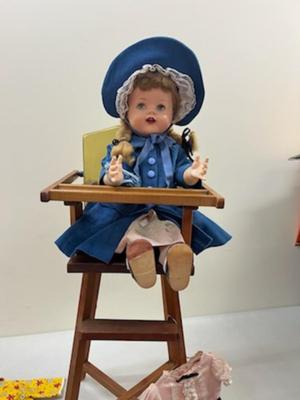 Ideal Doll (composition) and High Chair
