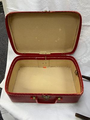 Vintage Doll Luggage and crib