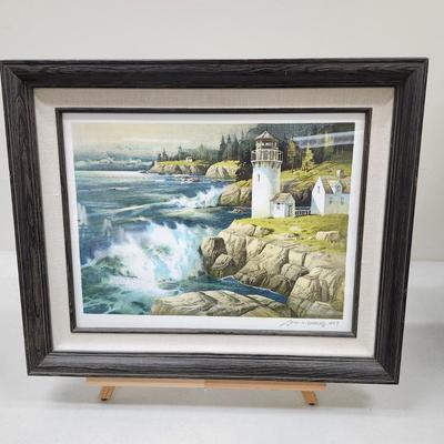 New England Lighthouse by Tom Nicholas