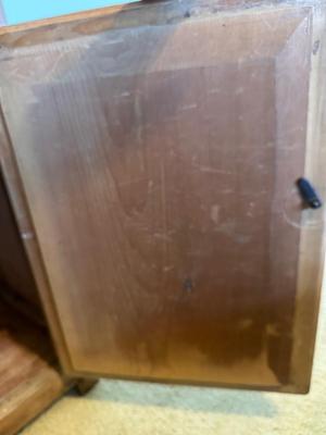 Vintage Ice Box Style 2 Door Cabinet