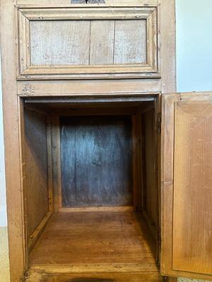 Vintage Ice Box Style 2 Door Cabinet