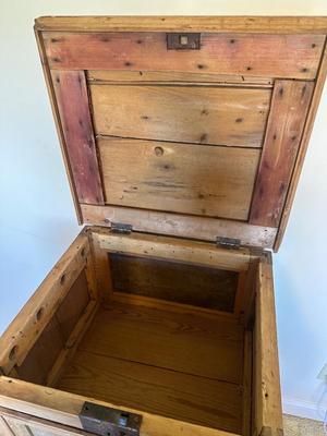 Vintage Ice Box Style 2 Door Cabinet