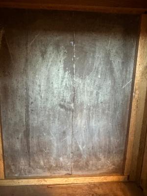 Vintage Ice Box Style 2 Door Cabinet