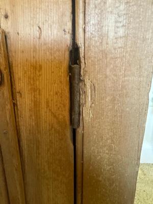 Vintage Ice Box Style 2 Door Cabinet