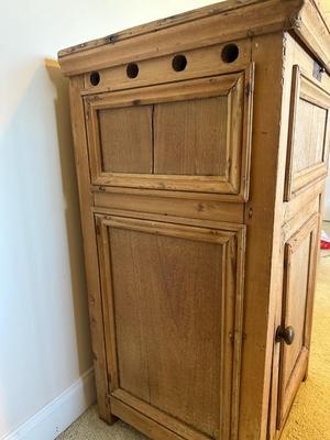 Vintage Ice Box Style 2 Door Cabinet