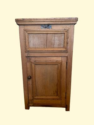 Vintage Ice Box Style 2 Door Cabinet