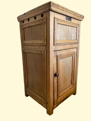 Vintage Ice Box Style 2 Door Cabinet