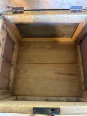 Vintage Ice Box Style 2 Door Cabinet