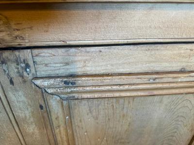 Vintage Ice Box Style 2 Door Cabinet