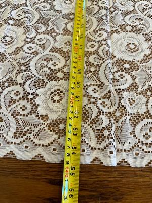Eight Vintage Lace Curtains (8)
