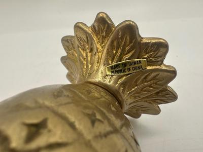 Mini 3” Brass Pineapple Handbell