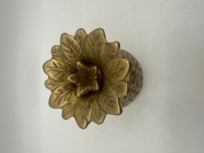 Mini 3” Brass Pineapple Handbell