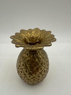 Mini 3” Brass Pineapple Handbell