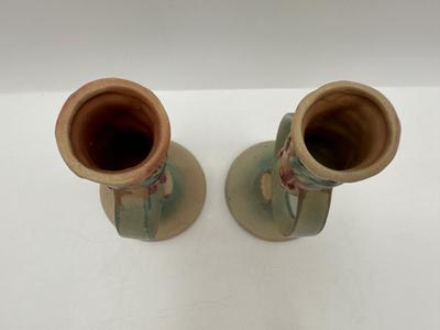Roseville Pottery Candle Holders