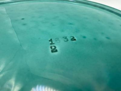 MAJOLICA Stamped Three Plates