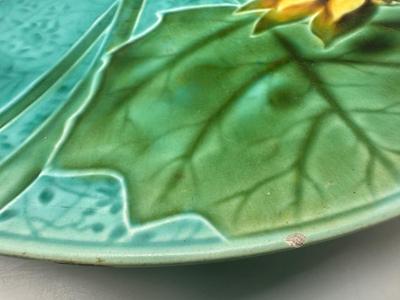 MAJOLICA Stamped Three Plates