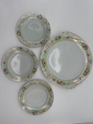 NIPPON Hand Painted Plates (3)