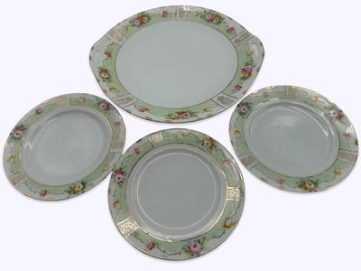 NIPPON Hand Painted Plates (3)