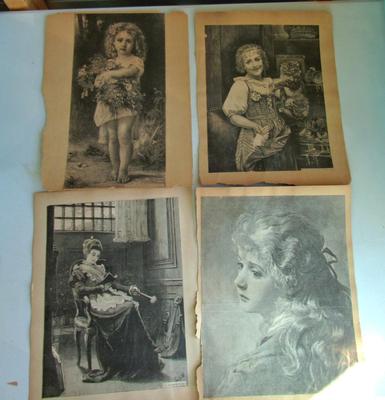 Nice Antique Images From Old Scrap Book #5