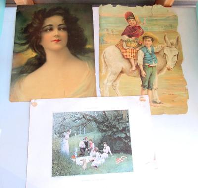 Misc Old Prints As Is