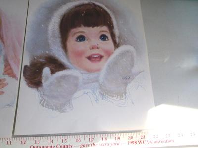 Older Northern Tissue Girls Prints to Frame, Large, #2