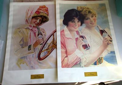 Coca Cola Girls Large Size Prints
