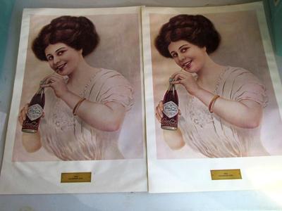 Coca Cola Girls Large Size Prints