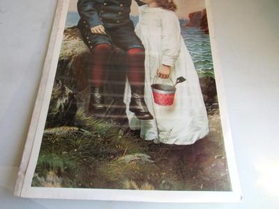 Tall Colorful Print of Children