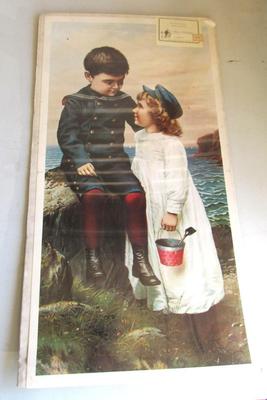 Tall Colorful Print of Children