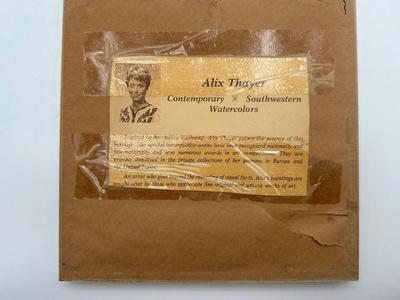 Signed Original Watercolor by Alix Thayer