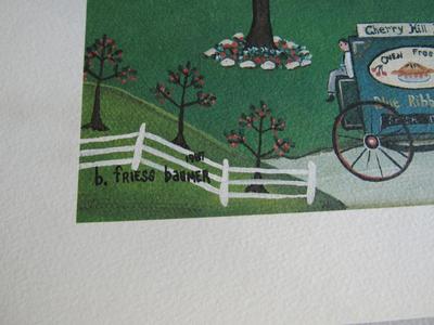 Village Print, Betty Friess Baumer, 1987