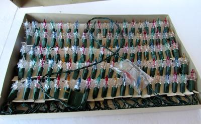 Older Flashing Christmas Tree Light Set #2