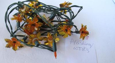 Nice Vintage Christmas Tree Flashing Lights With Foil Reflectors #1