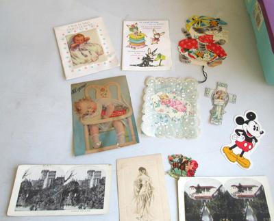 Vintage Card, Photo and Misc Lot