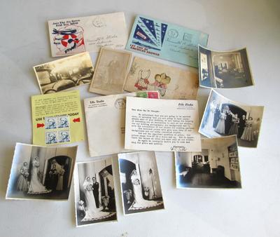 Interesting Paper Ephemra Lot, Antique photos, Photography Studio Letter/Photos