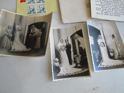 Interesting Paper Ephemra Lot, Antique photos, Photography Studio Letter/Photos