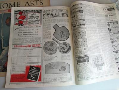 Old Home Arts Magazine, Santa Cover, December 1937