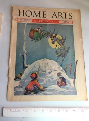 Old Home Arts Magazine, Santa Cover, December 1937