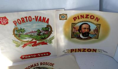 Nice Vintage Colorful Cigar Box Art