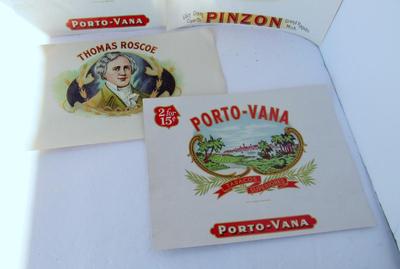 Nice Vintage Colorful Cigar Box Art