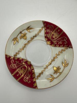 Hand-Painted Japan Teapot, Cups and Saucers