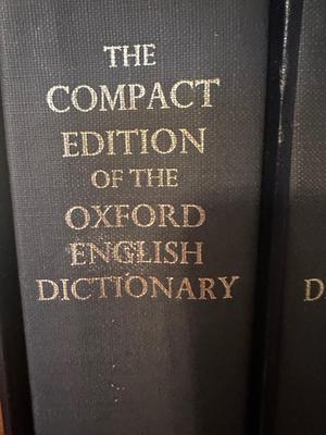 The Compact Edition of the Oxford English Dictionary - 2 Volume Set